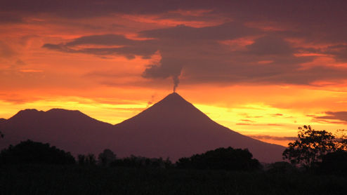 Arenal Volcano seen from the ATV ride with LaFinca Costa Rica