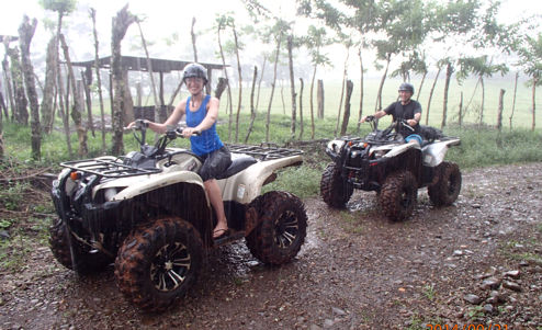 Arenal Volcano seen from the ATV ride with LaFinca Costa Rica