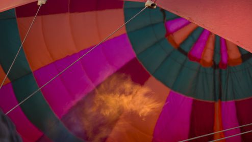 LaFinca-inflating balloon in Costa Rica