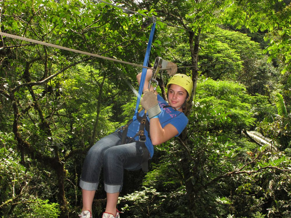 canopy tour in Costa Rica