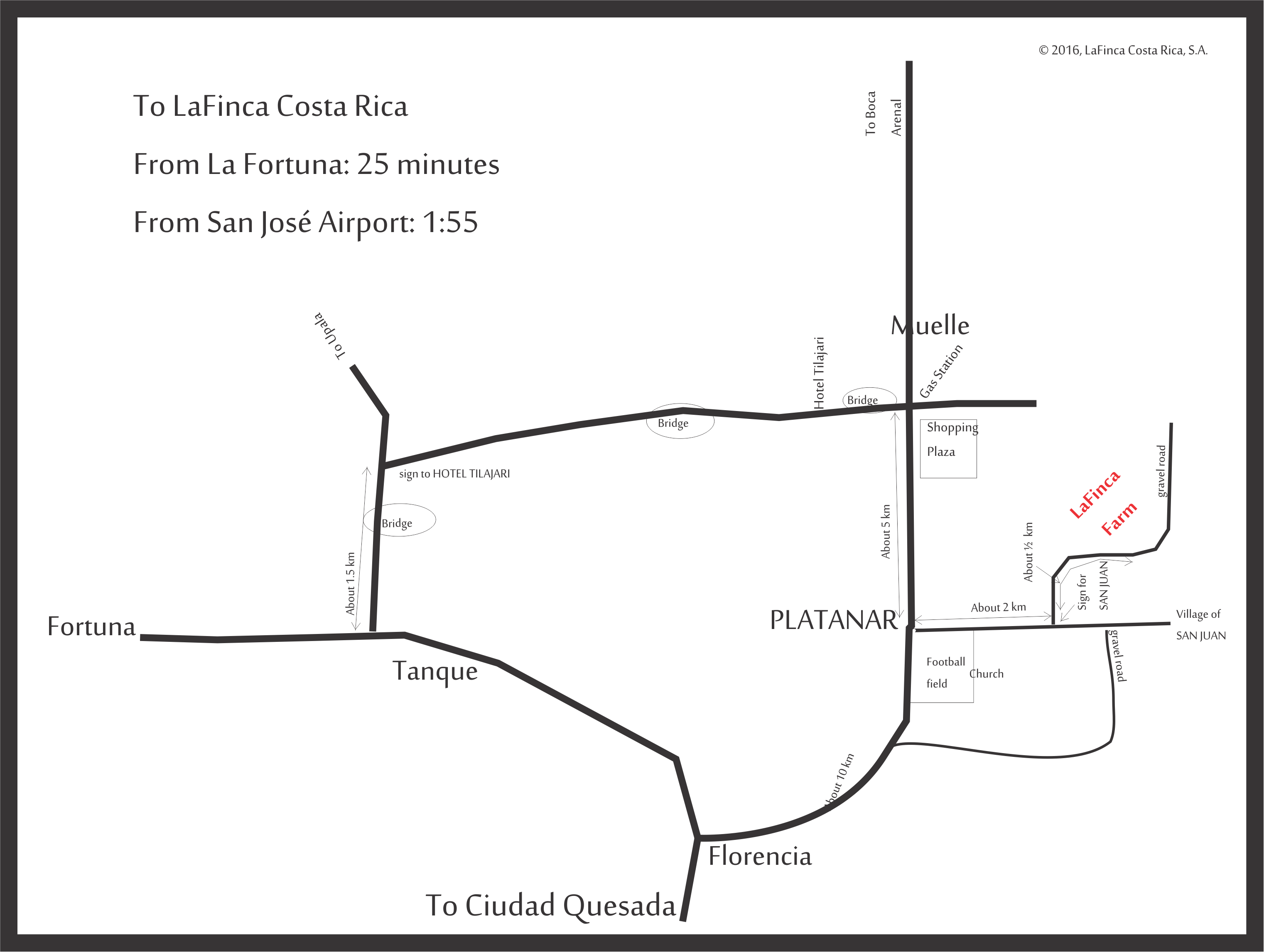 Detail Map to LaFinca